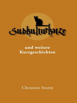 cover image of Subkulturkatze